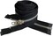 #3 Coil Separating YKK Zippers for Sewing Craft & Apparel - Choose Your Length & Color - Colors Black or White - Made in The United States (3 Zippers Per Pack) (Black, 18" Inches)